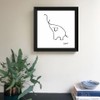 Picasso Cute Elephant Picture Framed Poster aoipro (Black Frame, 7.9
