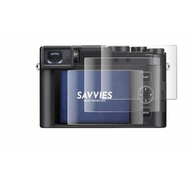 Savvies Pack of 4 Full Screen Protectors for Leica D-Lux 8 Full Cover Screen Protector [3D Curved, Transparent, Anti-Fingerprint]