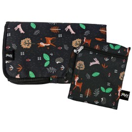 JollyEst® Foldable Baby Changing Mat | Extra Large 70cm x 55cm, Padded, Free Nappy Bag | Newborn Essentials