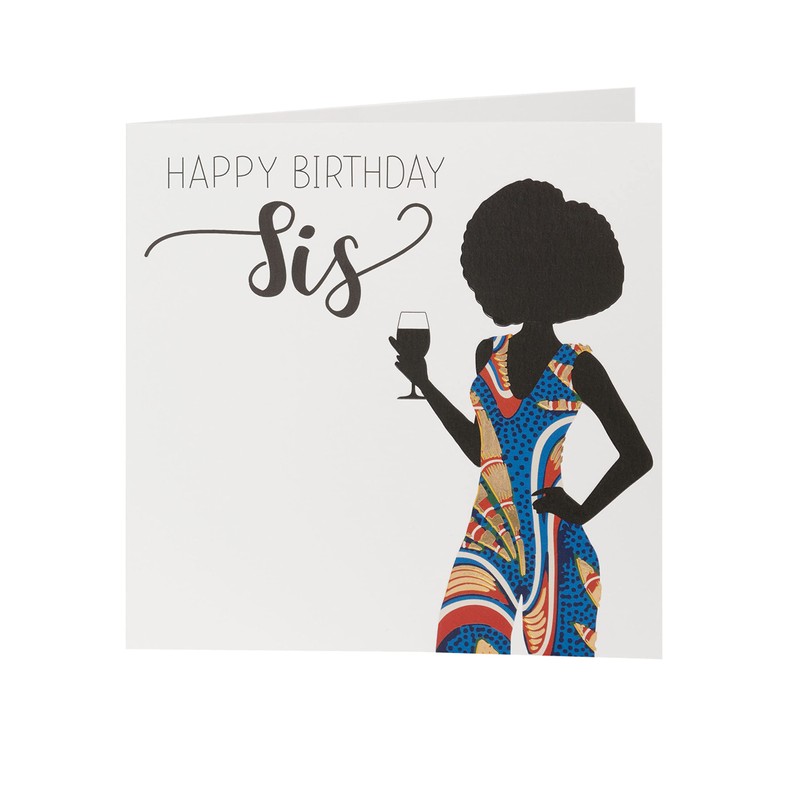 Kindred X Afrotouch - Happy Birthday Sis Card