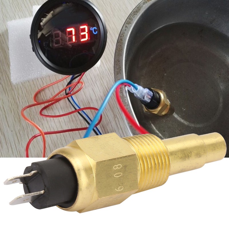M14 X 1.5 Water Temperature Sensor Aluminum Alloy Sensitive Generator