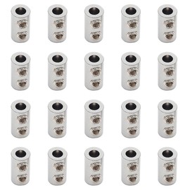 Pack of 20 Stainless Steel Wire Rope Clamps, Duplex Rope Clamps, Wire Rope Clamps, Duplex Clamps for Ropes, Duplex Clamp for Wire Cable, for Steel Rope, Washing Line, Awning, Fixed