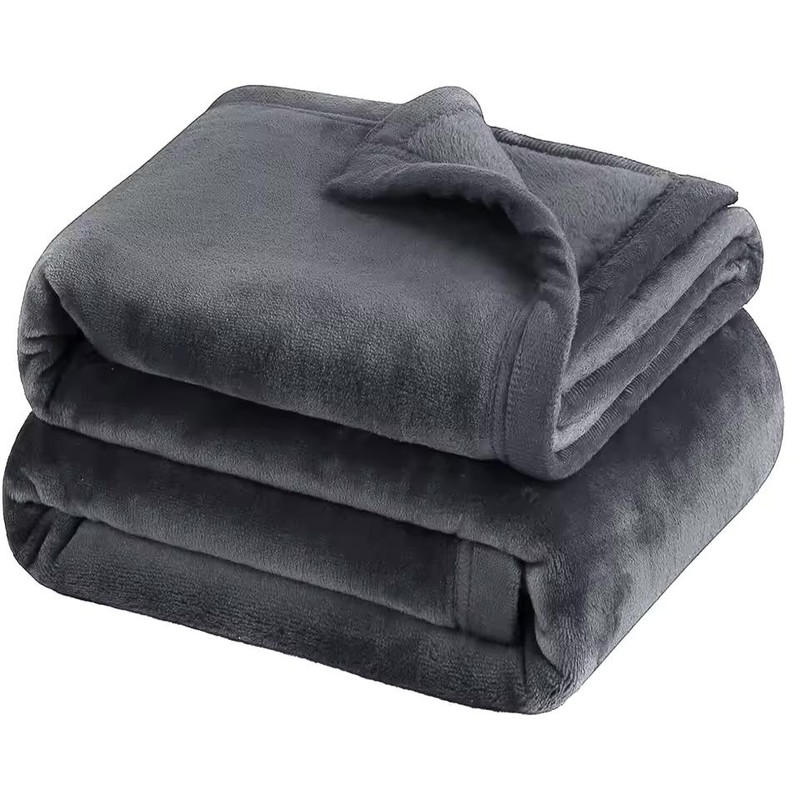 Soft Cotton Fleece Throw Blanket for Everyday Comfort – Cozy