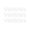 DROGO Eyeglass Nose Pads, Clear Rectangle Replacement Nose Pieces, Anti-Slip