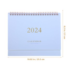 GANAZONO Minimalist Desktop Calendar Stylish Daily Use Table Calendar for Home Office and Dormitory Beautiful Design for Planning and Organizing