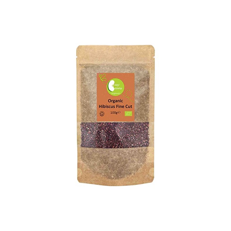 Organic Hibiscus Fine Cut Tea - Certified Organic - by