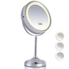 Super Zoom 15X Magnifying Makeup Mirror with Lights - 15X