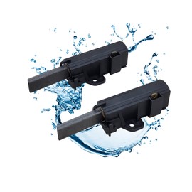 Lichtblau Set of 2 Motor Carbon Brushes for Washing Machine and Washer Dryer, Carbon Brushes 4006020152, Set of 2 Replacement Parts for AEG Privileg Electrolux Quelle I Sole Motor 481281719419