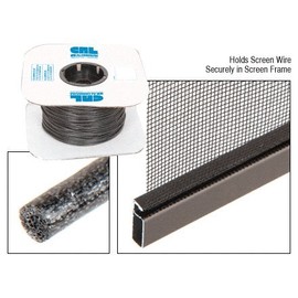 C.R. LAURENCE FSS170 CRL Black .170 Foam Core Screen Spline by C.R. Laurence