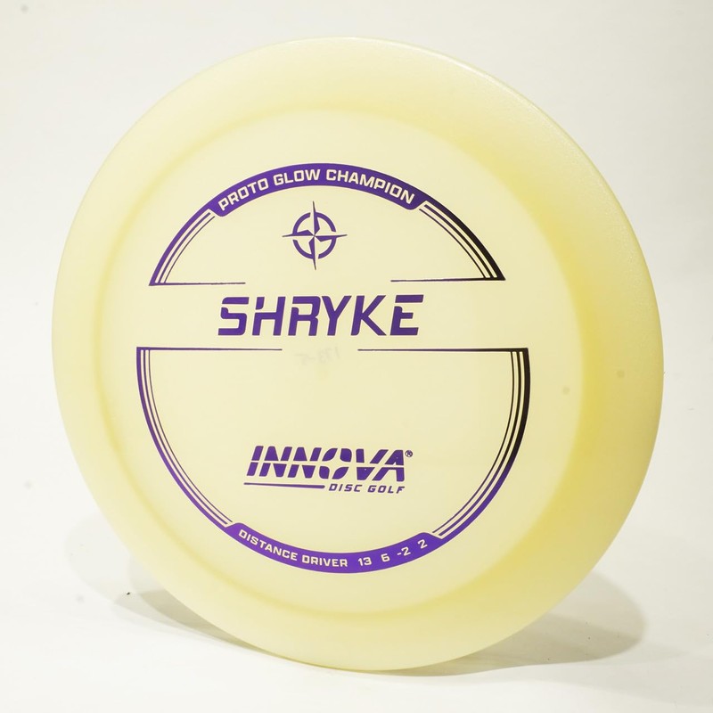 Innova Proto Glow Champion Shryke Disc Golf Distance Driver, Glows