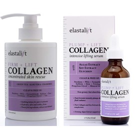 Elastalift Collagen Firming Cream & Serum Bundle - Anti-Aging, Plumping, Moisturizing - 15oz & 1.75oz