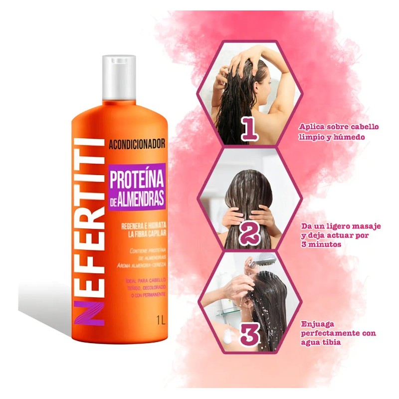 Shampoo + Acondicionador Almendras Cabello Dañado
