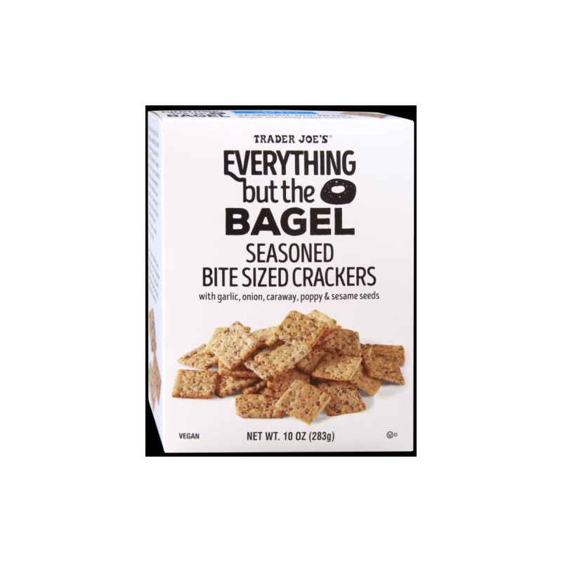 Trader Joes Bite Size Everything Crackers (2 Pack)