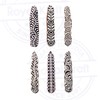 Fabric Wood Stamps Decorative Border Design Printing Blocks (Set of