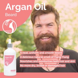 Fatima's Garden Argan Oil for Face, Hair, Skin and Nails - Bio Certified Through USDA and Ecocert - Pure Native, Cold Pressed, Moroccan Anti-Age Moisturiser 50ml