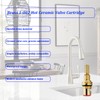 Brass 1-002 Ceramic Valve Cartridge, Compatible With Brass 1001 Ceramic