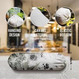 Aesthetic Grocery Bag Holder, Shopping Trash Bags Organizer, Modern Decorative Bag Storage Dispenser for Home Kitchen, Gifts for Women Family Friends Grandma Mom