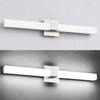 ZUZITO Bathroom Vanity Light Brushed Nickel - Modern LED Vanity