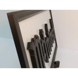 McIntosh Subdued Classical Design McIntosh Lettering Sign in Black on 'Marble'