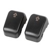XMMT Black Hand Control Switch Housing Caps Fit for Harley