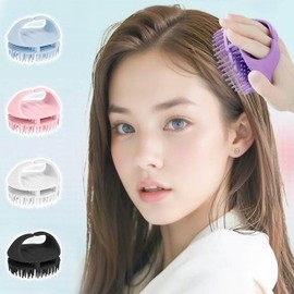 Scalp Massage Shampoo Brush, Low-Irritation Scalp Care BR Pink 3ea