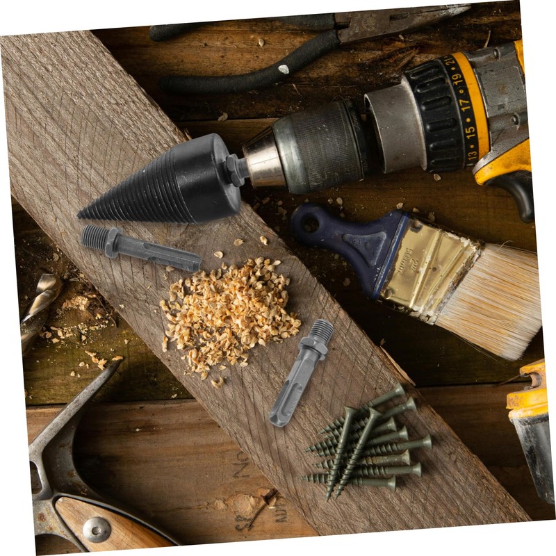 Gadpiparty Heavy Duty Wood Splitting Drill Bit Electric Drill Removable