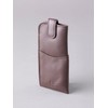 Real Leather Glasses Case in Brown genuine leather spectacle pouch