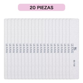 Lé Kasi Limas De Acero Para Uñas Profesional Kit Con 20 Pzs