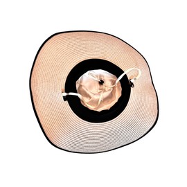 SHEfitsME Satin-Lined Stretchy, Packable Beach Hat with Removable Chin Strap, UPF50, Big-Head Friendly with Travel Bag (US, Alpha, Medium, XX-Large, Cream, 5 in Lined Brim, Satin-Lined)