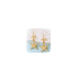 Stocking Stuffers Holiday Outfits for Women 2024 Seashell Earrings for Women Starfish Earrings Gold Shell Earrings Summer Beach Stud Earrings Chunky Statement Earrings Ocean Jewelry Gifts Summer Outfits for Women