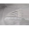 Sunset Medium Weight Disposable Plastic Forks Bulk White Plastic Silverware