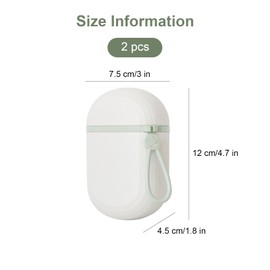 Travel Soap Case - TRACOMPAN 2 Pcs Soap Box with Lid | Waterproof Leakproof Portable Soap Box Case for Bathroom, Gym & Camping | Reusable Travel Soap Holder for Bar Soap, Travel Gadget for Daily Use