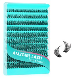 Individual Eyelashes,Cluster Lashes D Curl Lash Cluster 200Pcs 50D Lash Extension,Soft Wispy Lashes,DIY Eyelash Extensions for Self Application at Home(50D)