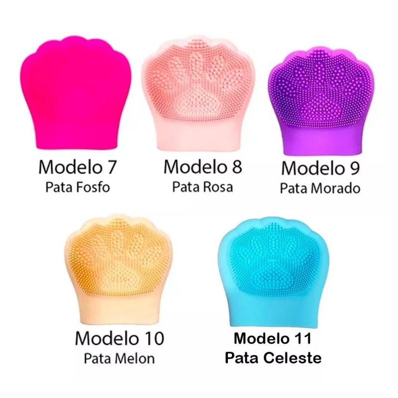 Universo en Linea Cepillo Exfoliante Facial Silicona Puntos Suave Conejo