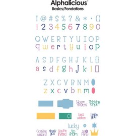 Cricut 29-0287 Alphalicious Font Cartridge