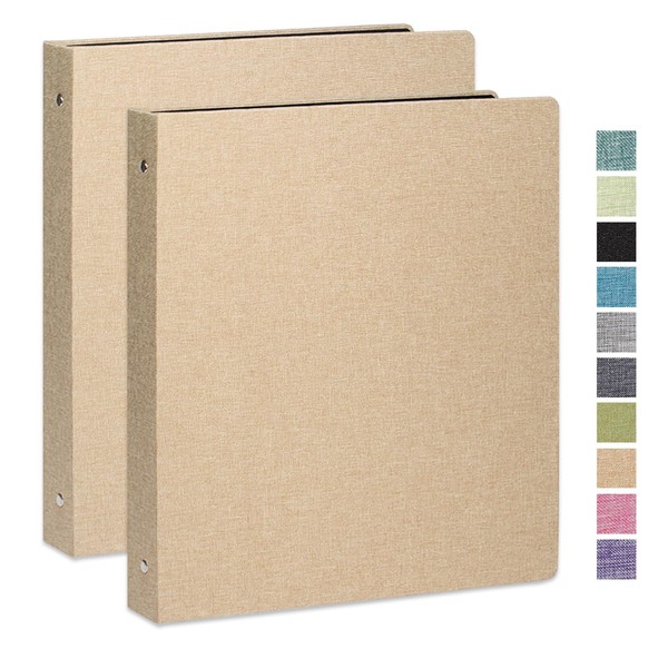 Cherrich 3 Ring Binder 1 Inch for 8.5" x 11"