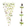 Happy Gardens Metal Dragonfly Wind Chime | Green & Bronze