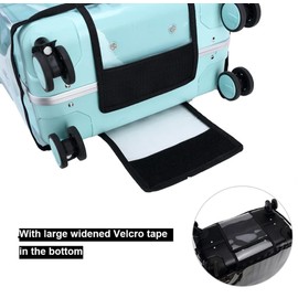 Luggage Cover,Clear PVC Travel Suitcase Cover Protectors,H HOME-MART Luggage Covers for Suitcase Protector Cover Dust Cover Suitcase Covers Travel Accessories for Wheeled Suitcase Fits 30 Inch Luggage