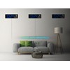 Large LED Digital Wall Clock with Date, Temperature, Auto-Brightness, Auto-DST