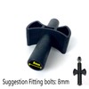 12 Pieces Trampoline Enclosure Pole Gap Spacers -Trampoline Plastic Safety