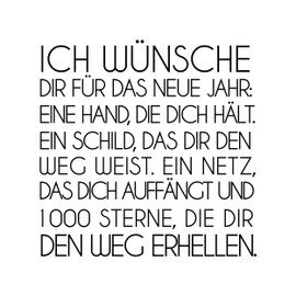 Newstamps Stamp Wishes You for the New Year Large Wooden & Rubber for Card Making, Wooden Stamps, Sayings, Saying Stamp, Text Stamp, Lettering, Scrapbook, Textile Stamp, Decoration