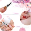 French Tip Brush 2PCS Acrylic Nail Art Brushes & Dotting