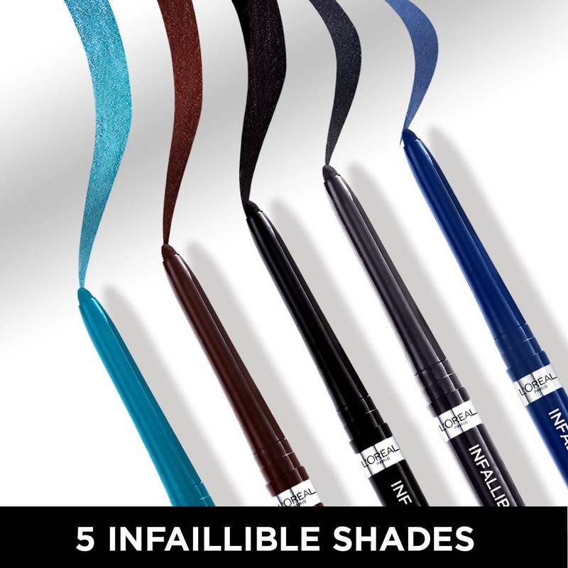 L'Oréal Paris Gel Eyeliner, Intense Long-lasting Colour, Semi Permanent, Infallible