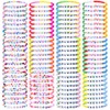 NCPLYGOU 96pcs Friendship Beaded Bracelets Colorful Bracelets Bulk Stretch Bracelets Stackable Boho Bracelets Party Gifts Friends Gifts