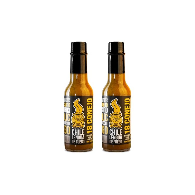 Hot Sauce | Chile Lengua de Fuego (Pack of 2,