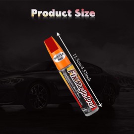 QZTYTY Touch Up Paint for Cars, Automotive Paint Scratch Repair, Two-In-One Car Touch Up Paint Fill Paint Pen, Car Accessories Scratch Remover Pen Universal for Scratch Repair Various Cars (Red)