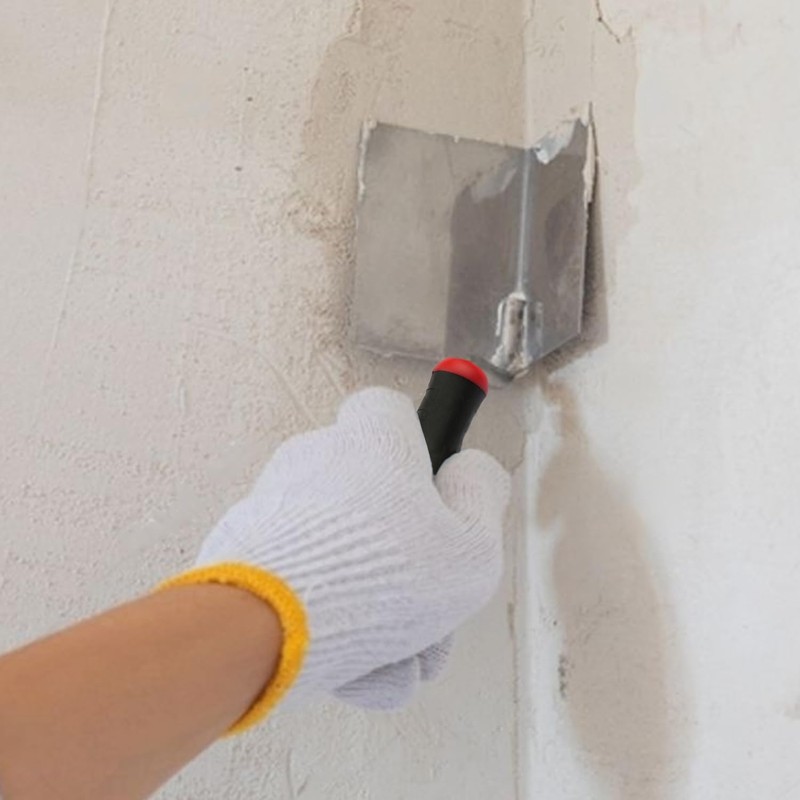 Inside Corner Trowel - Stainless Steel Blade, Anti-Slip Grip, Plastering