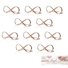 YTSMFL Metal Wedding Place Card Holder Gold, Pack of 10 Menu Card Holders Card Holder Gold Place Card Holder Seat Labels Place Card Clips for Weddings Restaurant Party