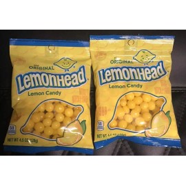 Ferrara Pan 2 Bags Of Ferrara Lemonhead Lemon Candy 4.5 Ea -9 Oz Total Lemonheads
