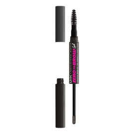 NYX Professional Makeup, Zero To Brow, Gel de Cejas con Color, Tono Black